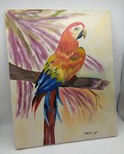 Parrot oil painting for sale  Clyde