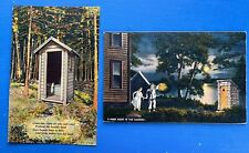 Outhouse humor postcards for sale  Reedsville