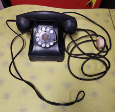 Antiguo teléfono con esfera giratoria Western Electric F1 baquelita segunda mano  Embacar hacia Argentina