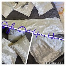 White velvet bed for sale  COLCHESTER