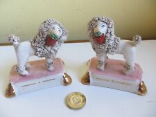 Poodle dog pair for sale  ASHTON-UNDER-LYNE