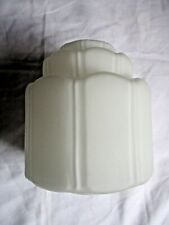 Bolo de casamento artesão opala vidro branco abajur abajur ventilador arandela 2-1/4" encaixe vintage comprar usado  Enviando para Brazil