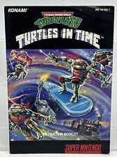 TMNT Turtles IV Turtles In Time (Super Nintendo, 1992) SNES Manual Solo en muy buena condición segunda mano  Embacar hacia Argentina