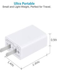 Adaptador de alimentación de CA enchufe de pared USB 5V 2A compatible con iPhone, Pad, Samsung y más segunda mano  Embacar hacia Argentina