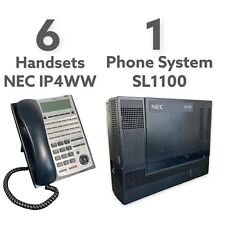 Sistema de telefone NEC SL1100 PABX com 6 aparelhos IP4WW ~ BRISBANE SAMEDAY comprar usado  Enviando para Brazil