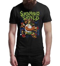 Camiseta masculina Mario World Halloween filmes de terror e jogos adultos e crianças, usado comprar usado  Enviando para Brazil