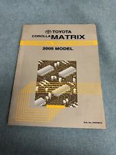 2005 Toyota Corolla Matrix diagrama de fiação elétrica manual do fabricante de equipamento original comprar usado  Enviando para Brazil