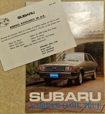 Subaru car sales for sale  SWADLINCOTE