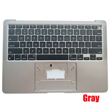  Para MacBook Air 13" M1 A2337 2020 Plamrest Space Top estojo teclado cinza EUA comprar usado  Enviando para Brazil