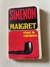 Maigret ministre simenon d'occasion  Expédié en Belgium