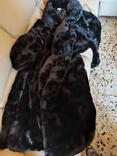 Giaccone pelliccia nera usato  Italia