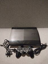 Sony PS3 Super Slim 250GB Console CECH-4001B With Black Controller *TESTED    for sale  Shipping to South Africa