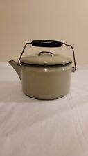 Vintage Enamel Ware Green Teapot Kettle for sale  Shipping to South Africa