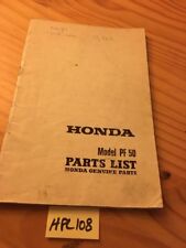 Honda parts list d'occasion  Decize