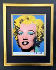 Usado, Andy Warhol Atemberaubend 1984 Unterzeichnet Marilyn Monroe Aufdruck Mattiert & comprar usado  Enviando para Brazil