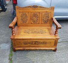 Carved panel box for sale  LEAMINGTON SPA