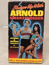 Usado, Shape Up with Arnold Swarzenegger VHS 1982 Rachel Mclish RARO - Testado comprar usado  Enviando para Brazil