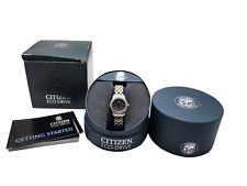 Relógio feminino Citizen Riega diamante aço inoxidável EP5630-55Y US$ 499 PRECISA DE BATERIA comprar usado  Enviando para Brazil