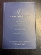 Mercedes tabellenbuch 1957 gebraucht kaufen  Weinstadt