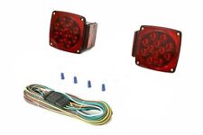 Rear Led Submersible Trailer Tail Lights Kit Waterproof / 25' wire harness for sale  Shipping to South Africa
