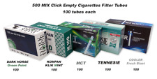 500 Mix Click Ball Capsule Empty Cigarette Filter Tubes 5x100 one of each, używany na sprzedaż  PL