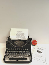 Vintage 1938 Underwood Leader 4 Bank Portable Typewriter Glass Keys Refurbished! for sale  Shipping to South Africa