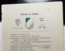 Turnerschaft variscia leipzig gebraucht kaufen  Laatzen