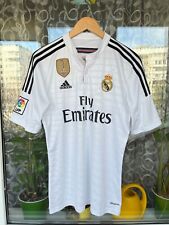 Usado, Camiseta deportiva de fútbol en casa de Adidas Real Madrid 2014/2015 talla M para hombre LFP segunda mano  Embacar hacia Argentina