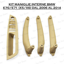 BMW X5 / X6 [E70/E71] 2006/2014 Set Maniglie Interne Anteriori+Posteriori -BEIGE usato  Conversano