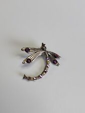 Used, Dragonfly Lapel Pin Purple Faux Jewels * for sale  Shipping to South Africa