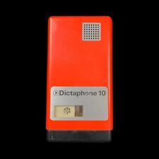 Retro Dictaphone 10 Kilwagen Swiss Voice recorder Bright Orange Mini Cassette, used for sale  Shipping to South Africa