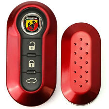 Chave dobrável vermelha brilhante chaveiro capa para FIAT 500 500L 500X Abarth 3 botões comprar usado  Enviando para Brazil
