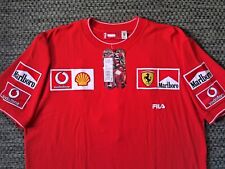 Usado, Camiseta oficial Ferrari Marlboro 2002 Fila Team Issue Pit F1 Crew comprar usado  Enviando para Brazil