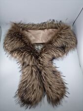 Brown faux fur for sale  AYLESFORD
