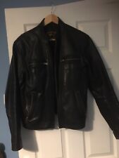 Mens black leather for sale  NORTHAMPTON