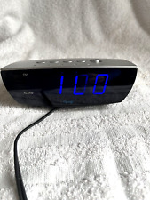 Despertador Equity azul display digital barra de soneca fácil 75903 prata, usado comprar usado  Enviando para Brazil