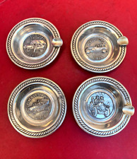 OLD CARS METAL ASHTRAY SET CENICEROS VINTAGE (4 items) segunda mano  Embacar hacia Argentina