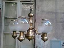 Lampadario ottonato sfere usato  Torino