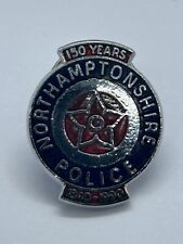 Vintage Northamptonshire Police 150 Years Lapel Badge 1840-1990, used for sale  Shipping to South Africa