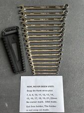 Usado, conjunto de chaves de encaixe ferramentas combinação unidade de flanco métrica plus NOVO 7-19, 21, 22mm comprar usado  Enviando para Brazil