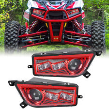 Newest Red ATV UTV LED Headlights for Polaris RZR 1000 XP 2014-2021 & Turbo Pair for sale  Shipping to South Africa