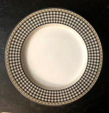  Royal Doulton Studio Provence Noir/Black Plaid Dinner Plate-11" {4} available for sale  Shipping to South Africa