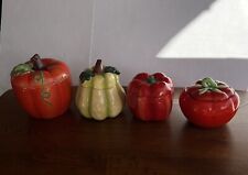 Vegetable shaped canisters for sale  Gaffney
