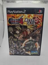 Metal Slug 4/5 (PlayStation 2 PS2, 2005) Completo Na Caixa Muito Limpo, usado comprar usado  Enviando para Brazil