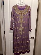 NEW Pakistani Indian Shalwar Kameez Dress Outfit Women Size SMALL Party Eid Suit for sale  Shipping to South Africa