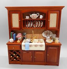 Reutter Porcelain Kitchen Sink w Cabinets Dollhouse Miniature 1:12 for sale  Shipping to South Africa