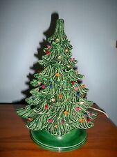 Vintage 10" Ceramic Christmas Tree with Light for sale  New Castle