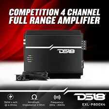 DS18 EXL-P800X4 4 Channel Korean Car Amplifier Class-AB Full Range Bass Knob Amp for sale  Shipping to South Africa
