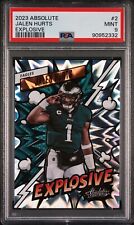 2023-24 Panini Absolute Football Explosive Jalen Hurts #2 PSA 9 POP 7 💎💎💎💎 for sale  Shipping to South Africa