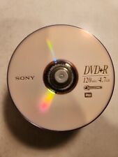 Disco de gravação de mídia Sony DVD-R 16X 4,7GB/120Min em branco - 48 discos comprar usado  Enviando para Brazil